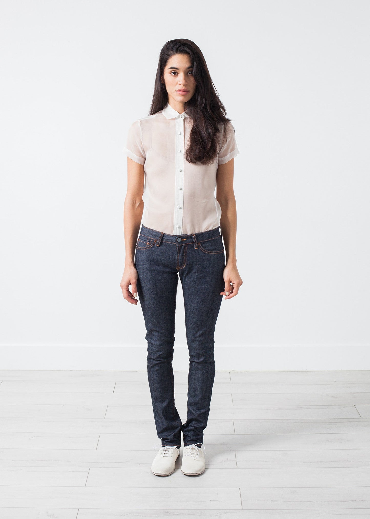Skinny Stretch Jeans in Indigo