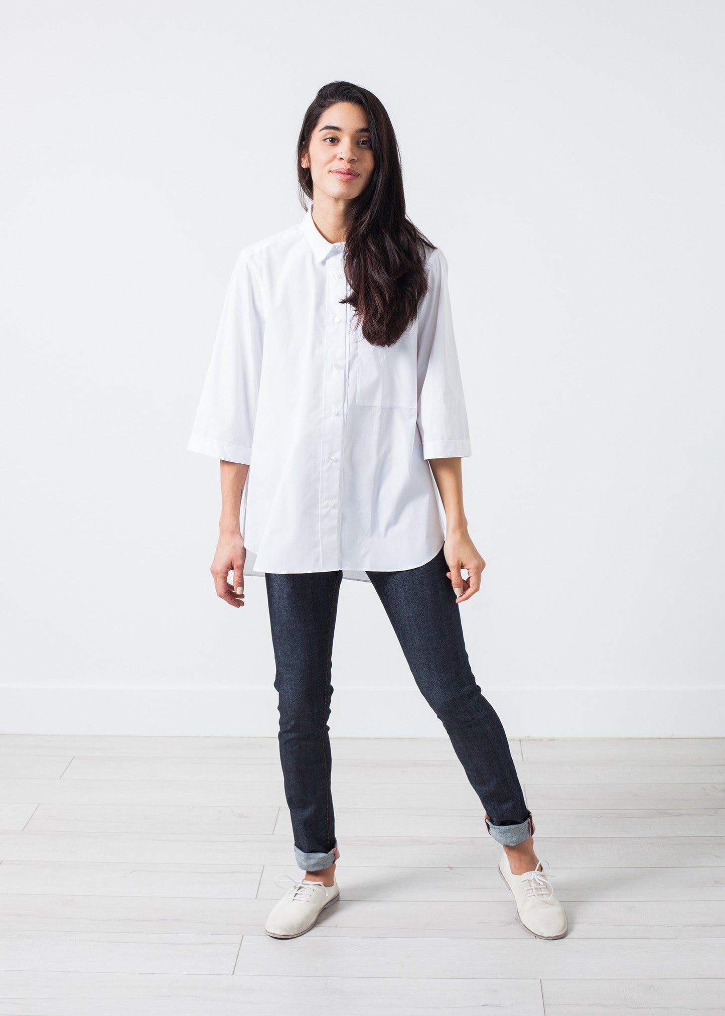 Skinny Stretch Jeans in Indigo