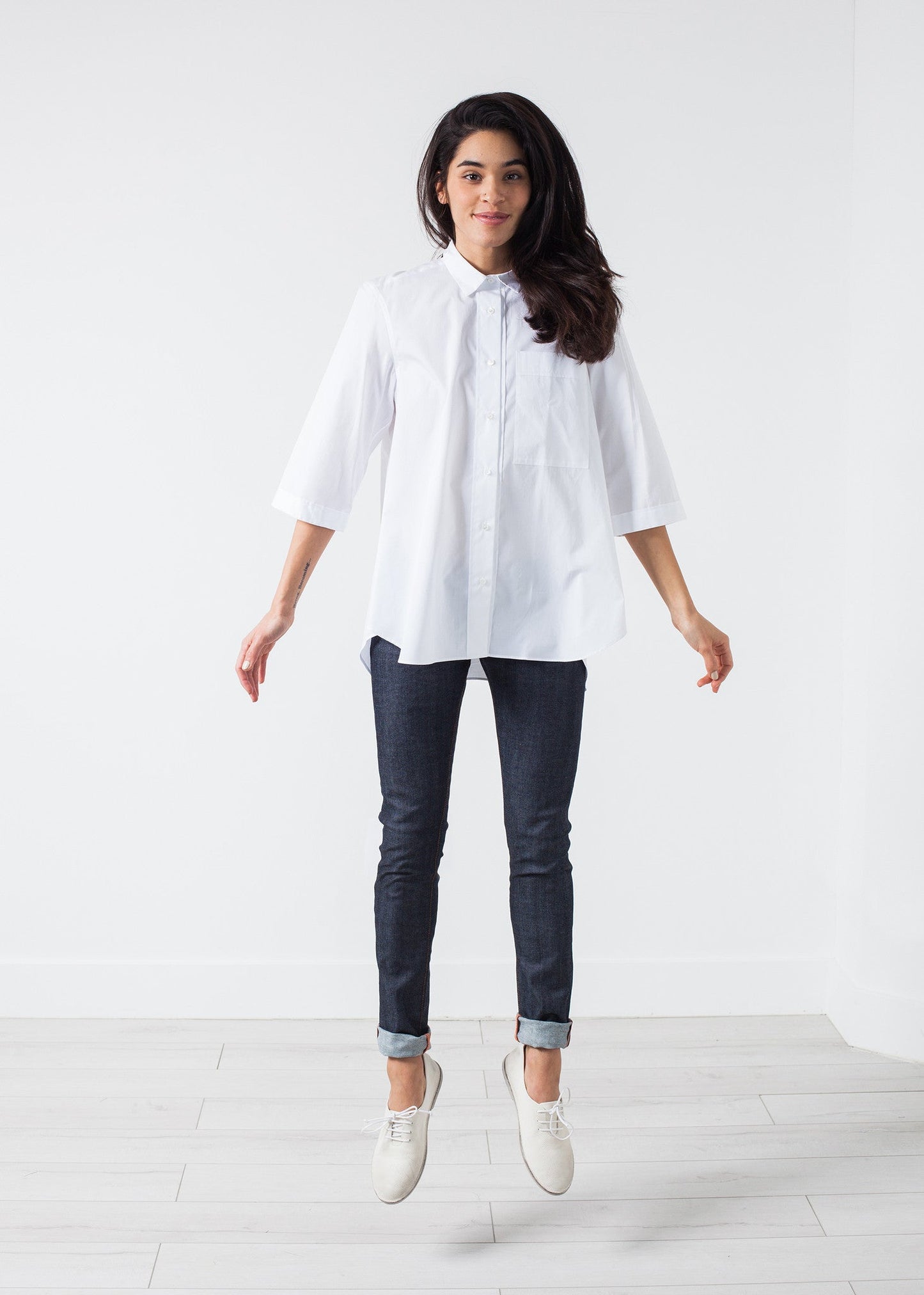 Skinny Stretch Jeans in Indigo