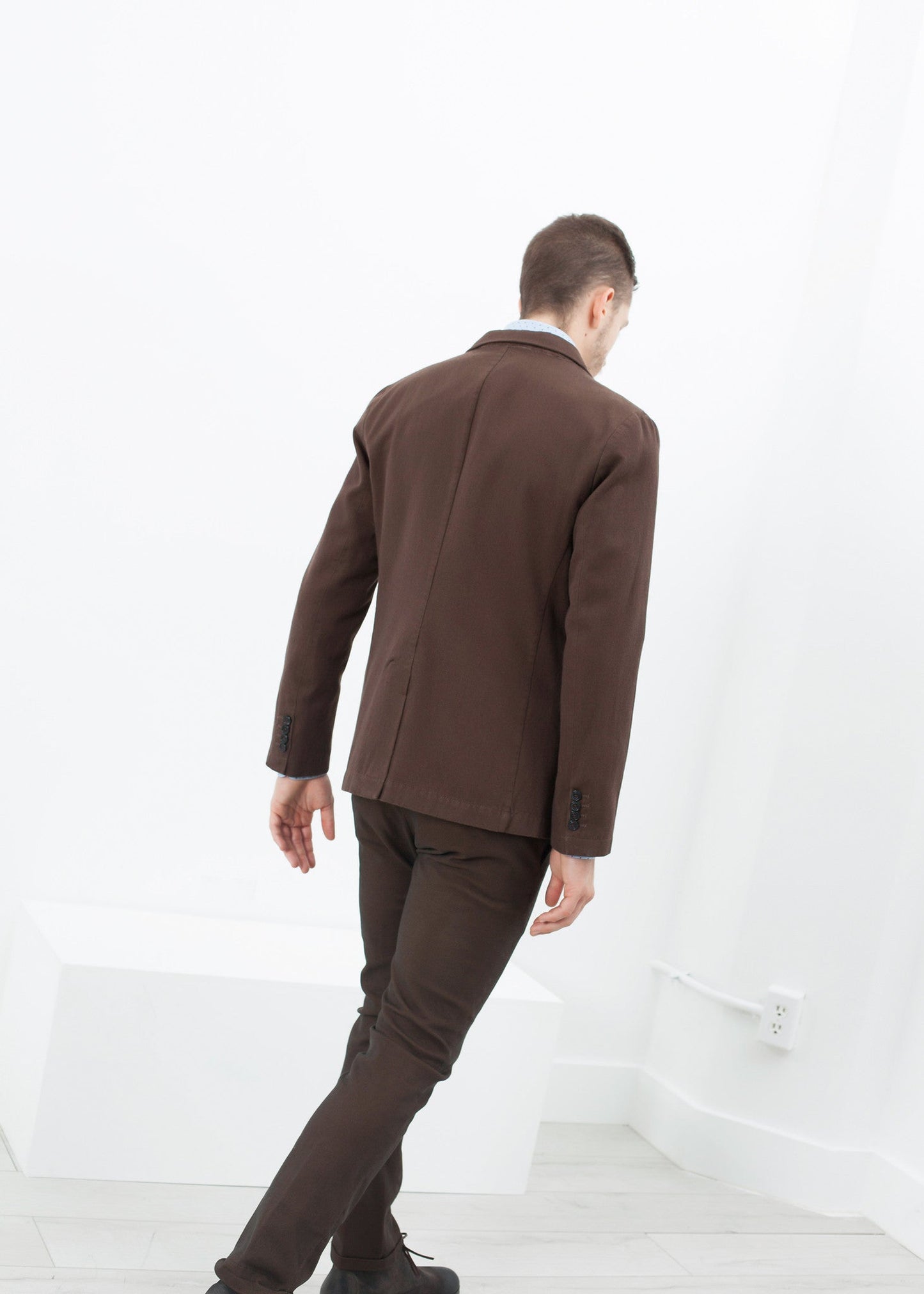 Sport jacket in brown