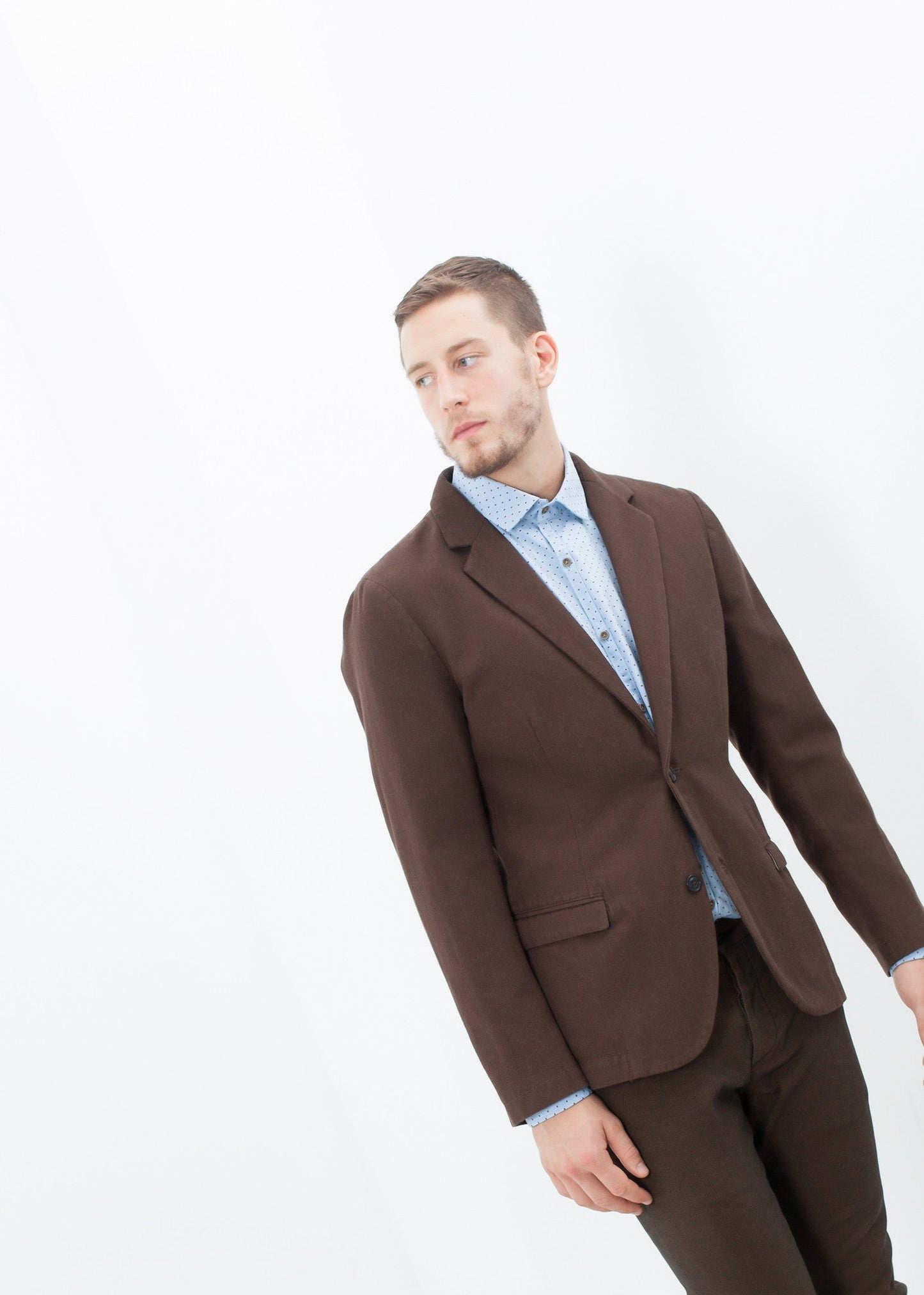 Sport jacket in brown
