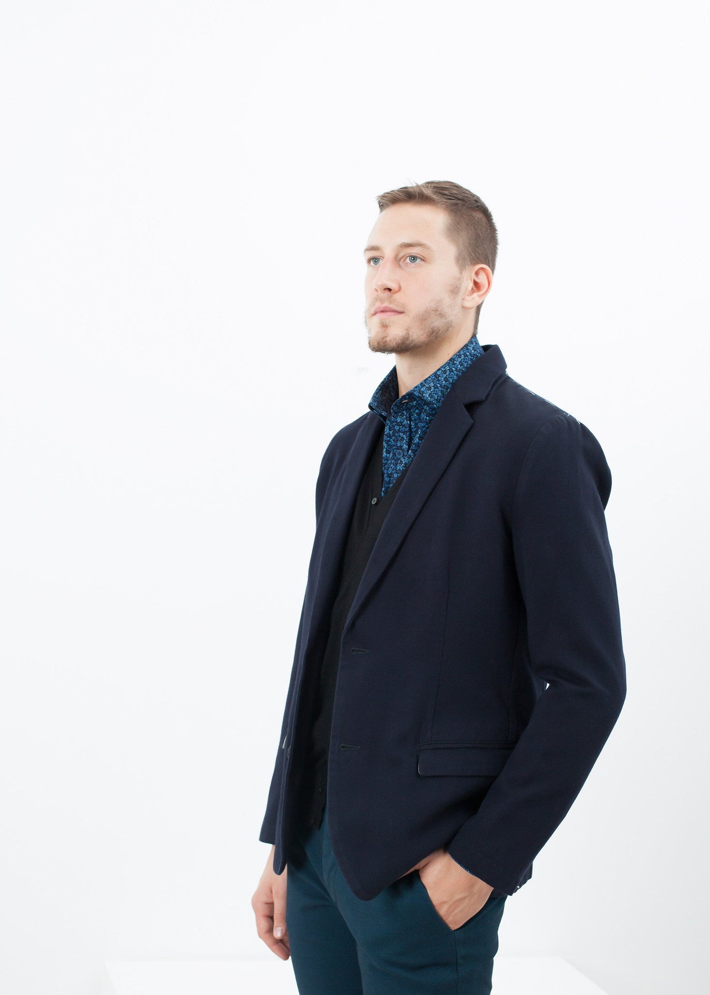 Sport jacket in blue