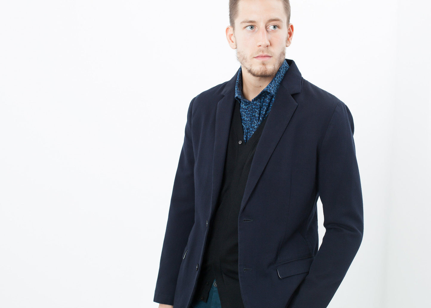 Sport jacket in blue