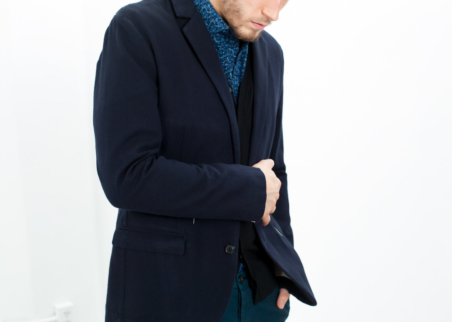 Sport jacket in blue