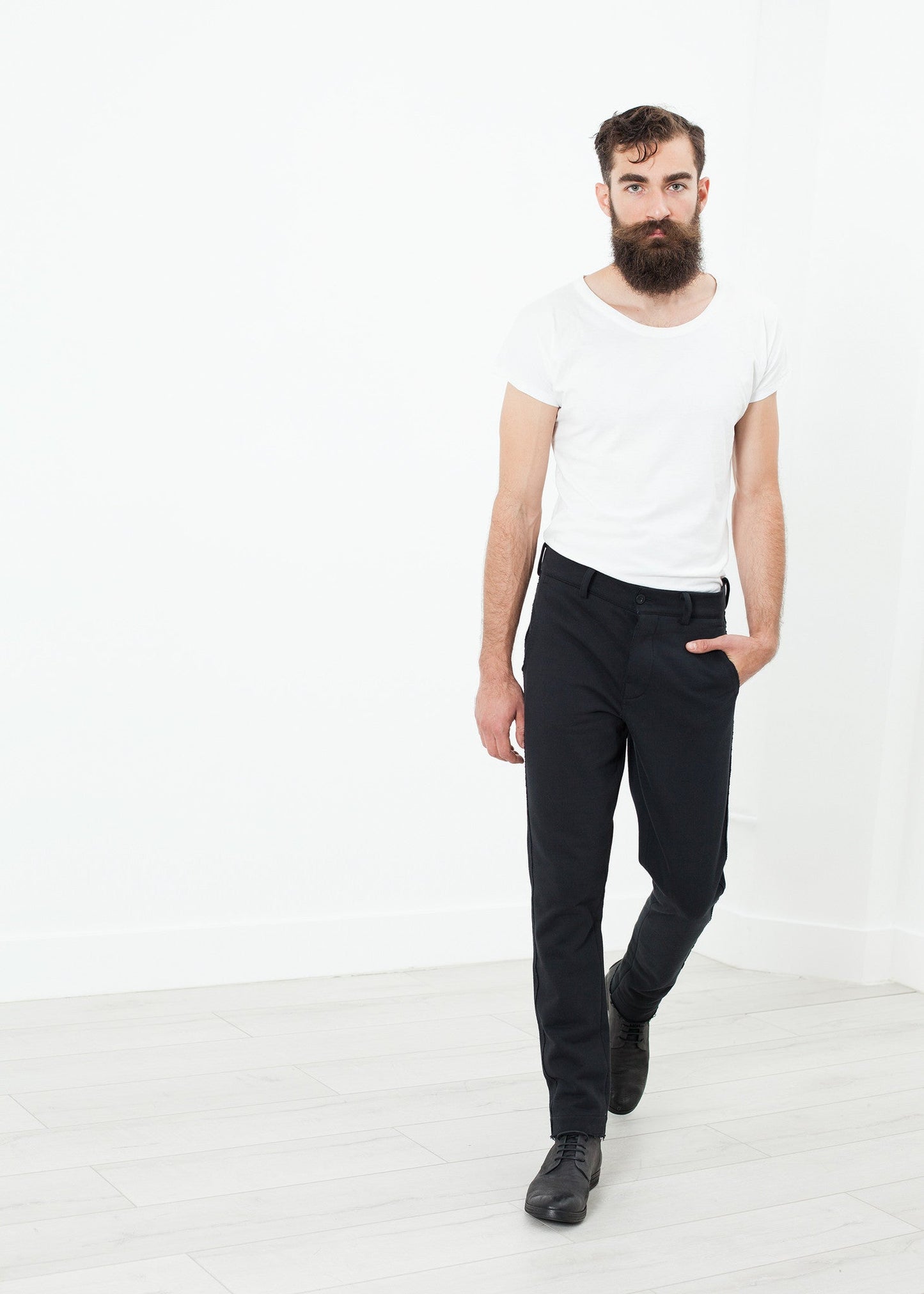 Raps Pants in Black