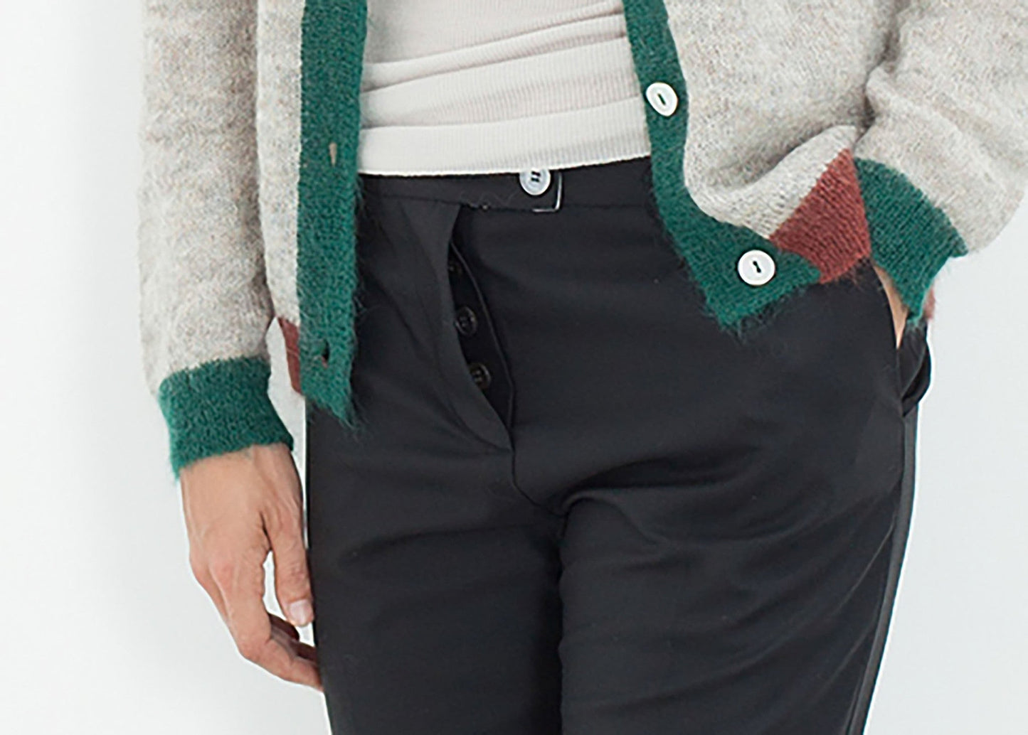 Girlfriend Trousers in Black