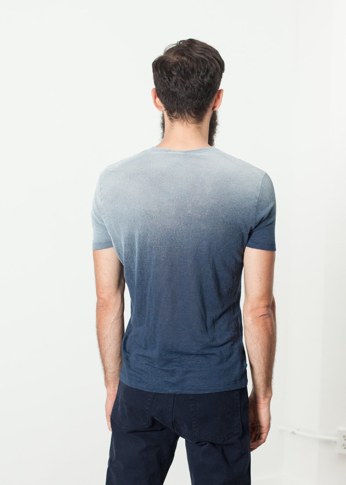 Overprint T-shirt in Navy