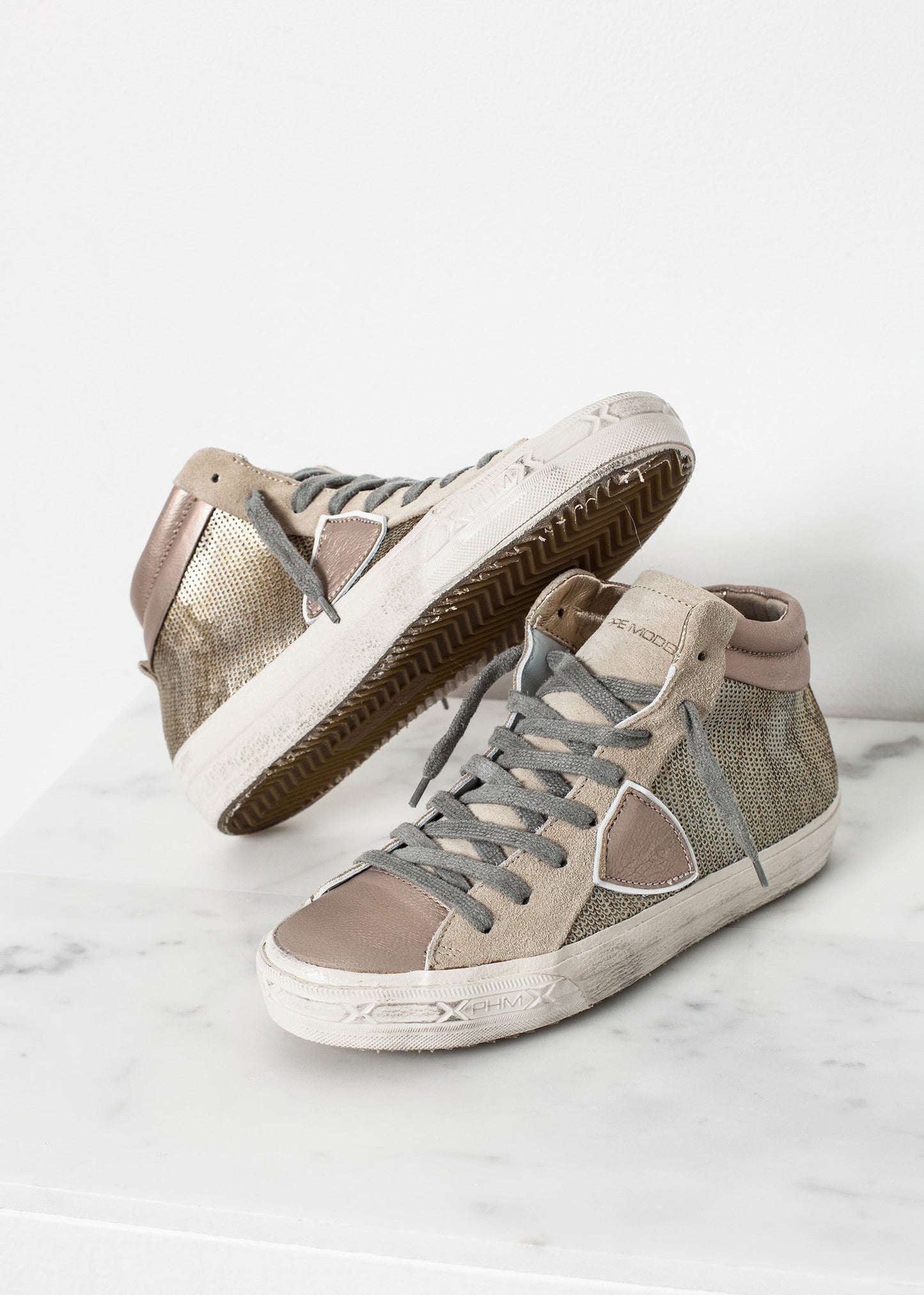 Sequin High-Top Sneaker