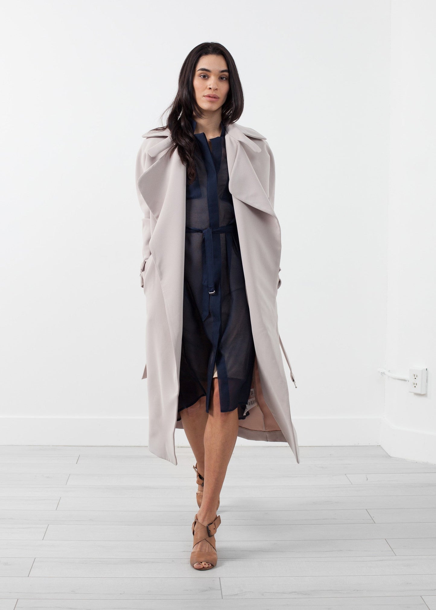 Orient Coat in Tan