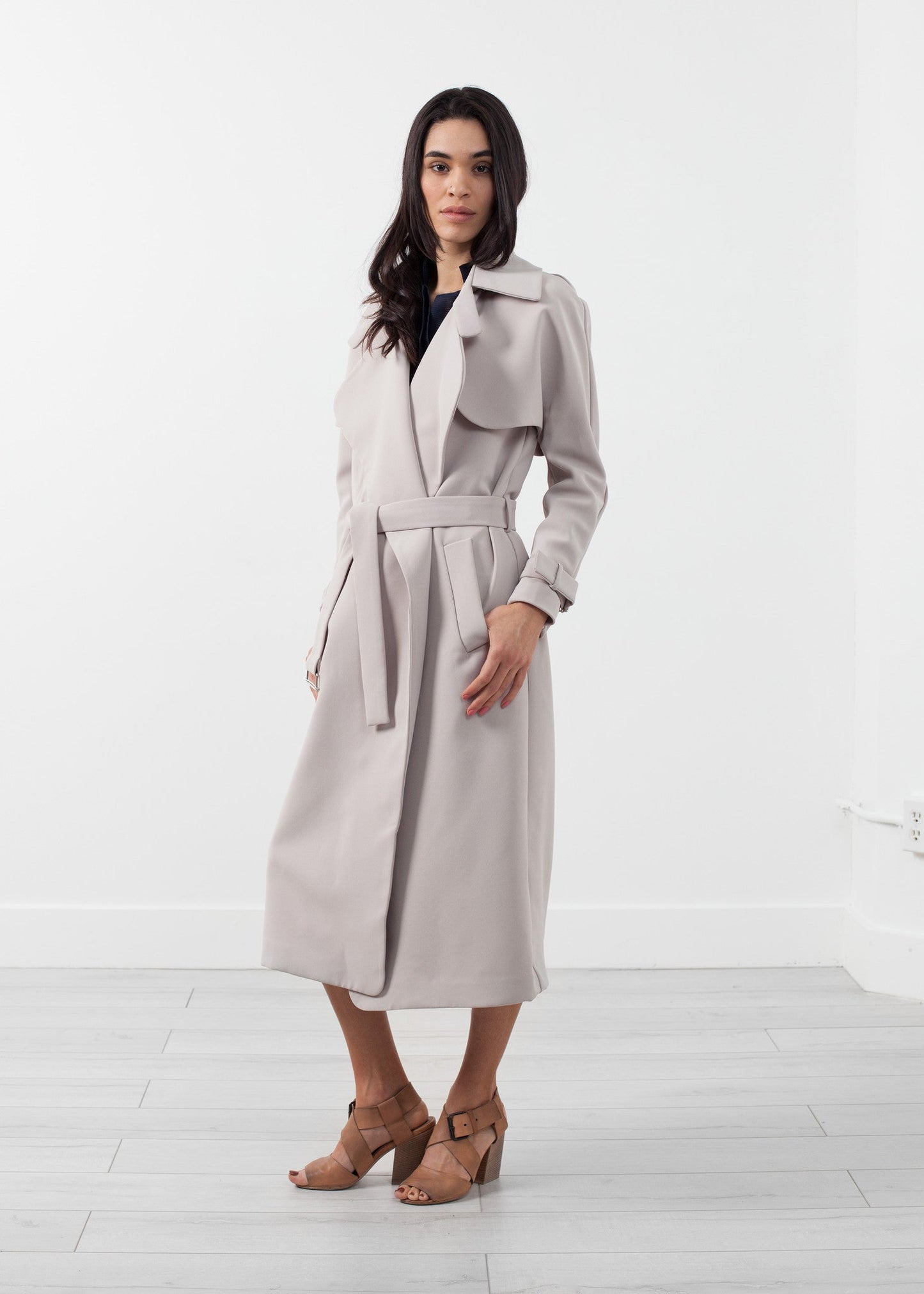 Orient Coat in Tan