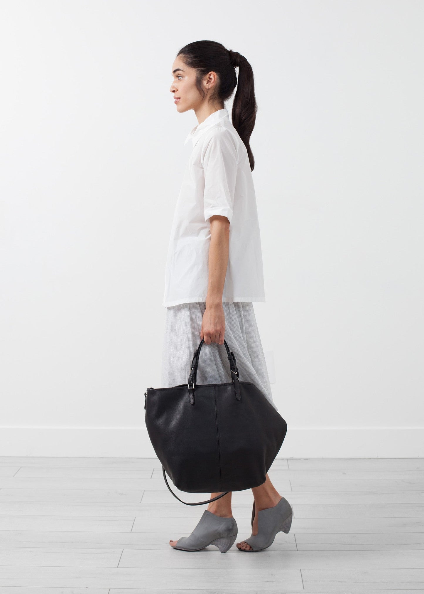 Short-sleeve button-up