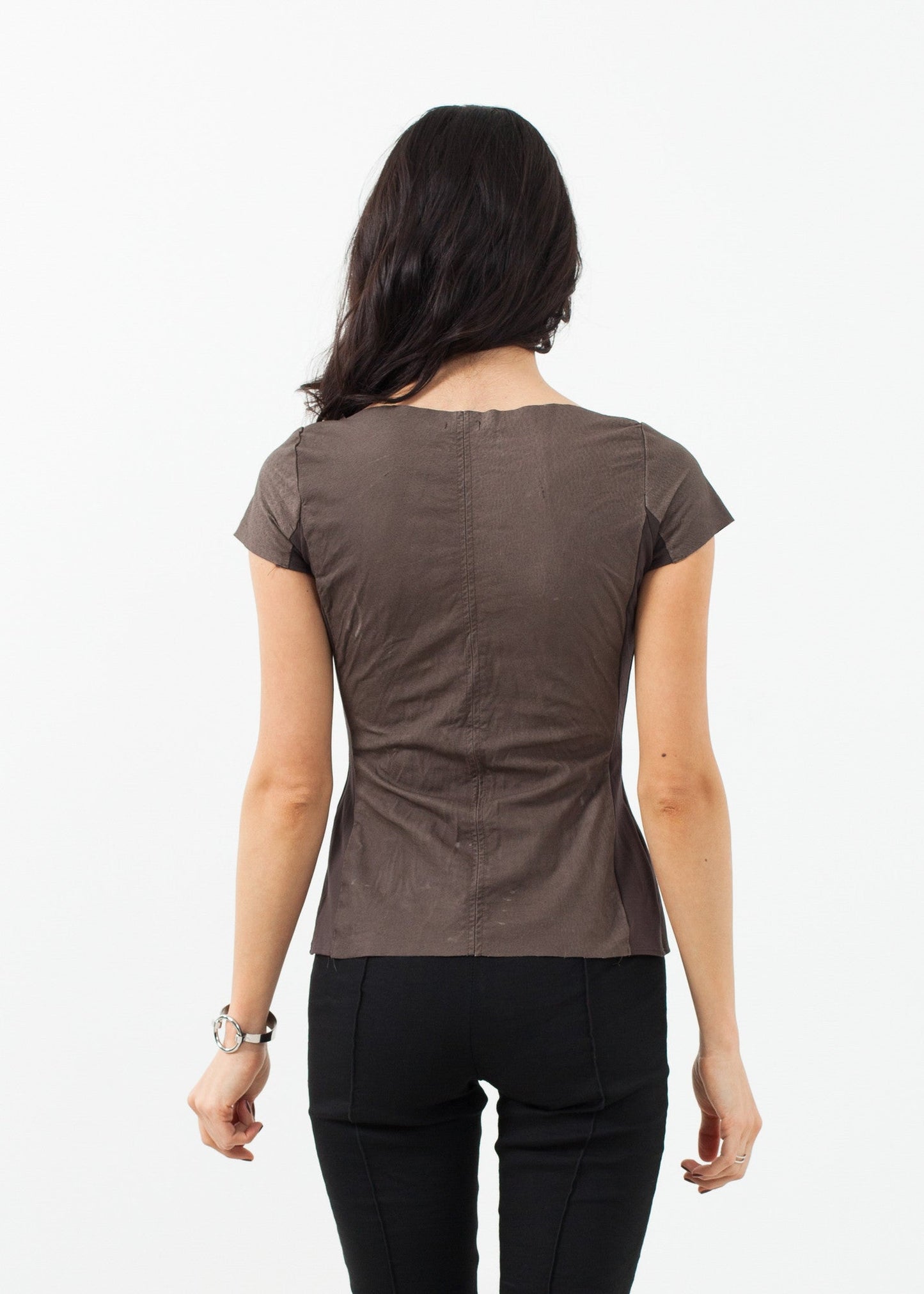 Short-sleeve button-up