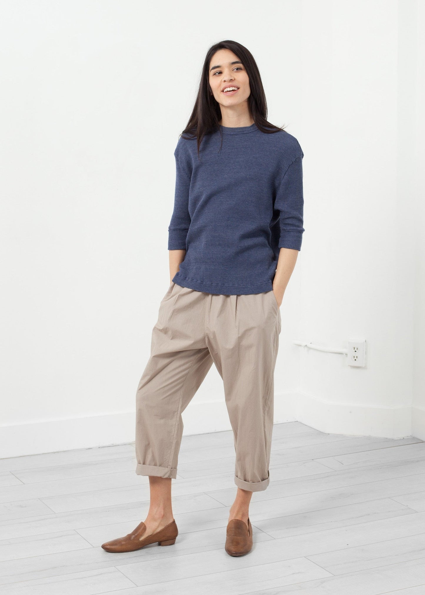 Mélange Waffle Top