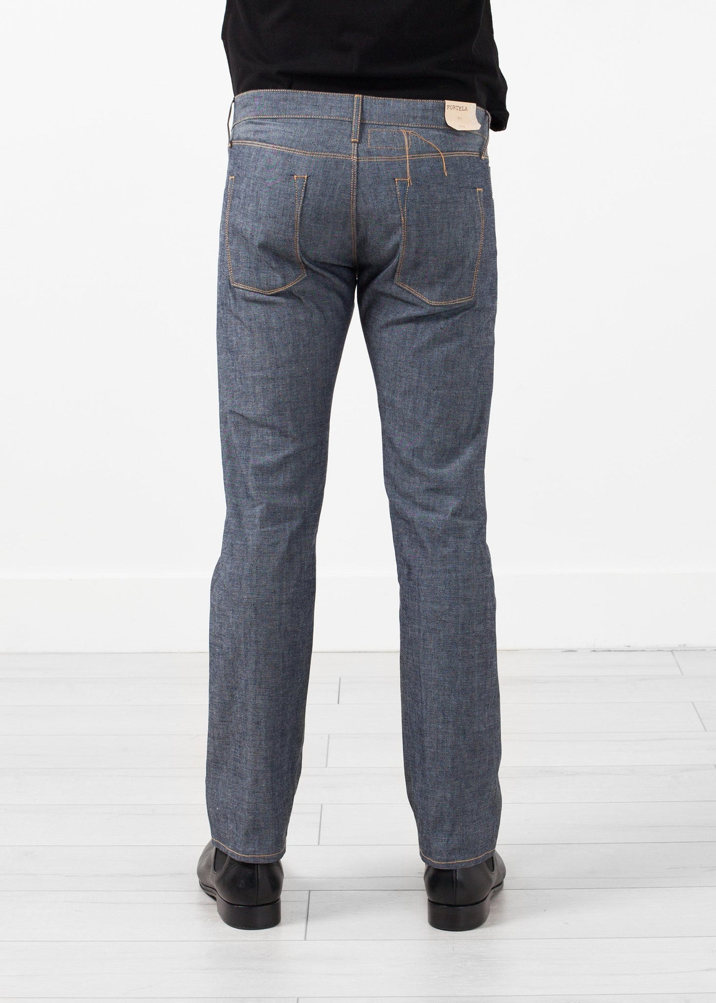 Washed denim