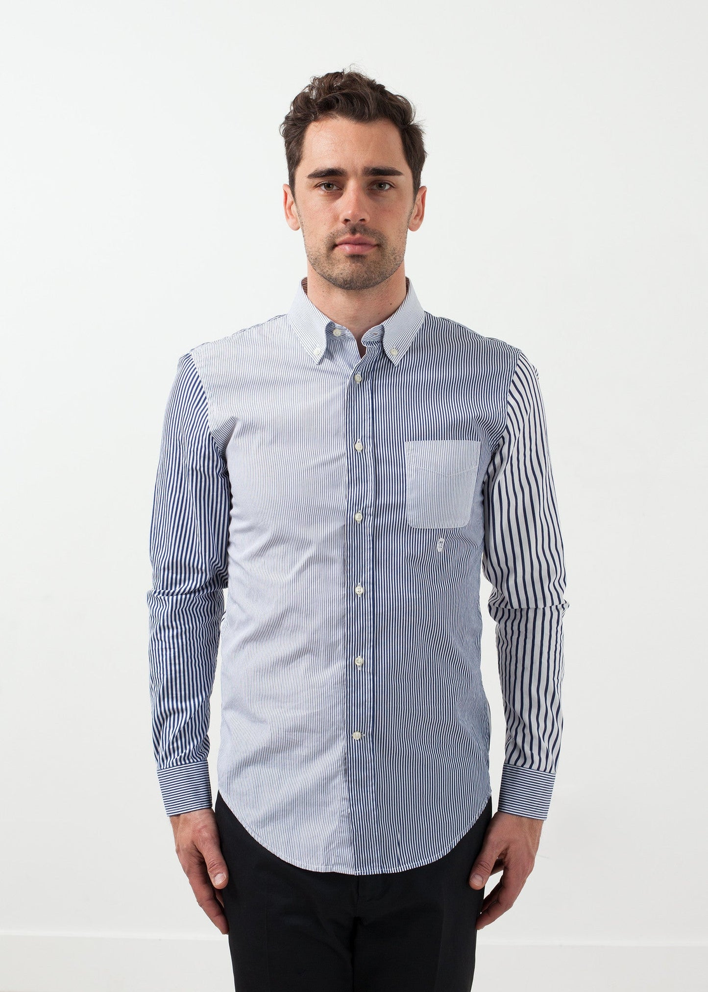 Striped Button-Up