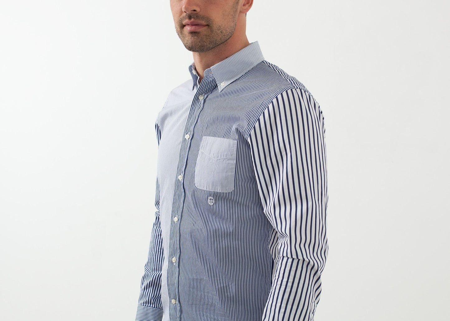 Striped Button-Up
