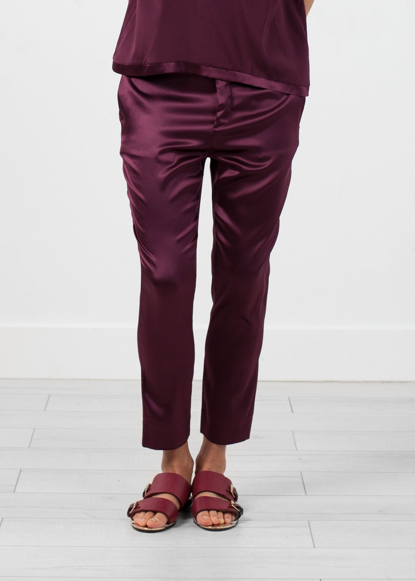 Silk Pull-up Pant