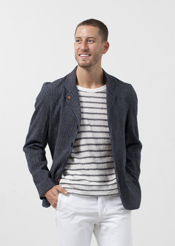 Five-button blazer