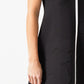 Neoprene Flower Dress in Black
