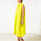 Balloon Cotton Dress in Yellow