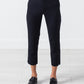 Wool Cropped Pants in Navy