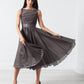 Voile Dress in Grey Pearl