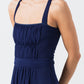 Ruched Party Dress in Navy