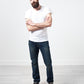 Comfort Tee in White Linen