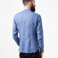 Linen Button-Up in Blue Diamond