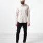Patterned Button-Up in Beige