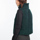 Bouclé Turtle Neck in Green/Black