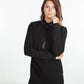 Fleece Jersey Dress in Black