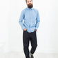 British Officer's Shirt in Sky Blue