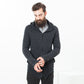 Pill Zip Sweater in Anthracite