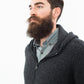 Pill Zip Sweater in Anthracite