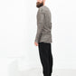 Extra Long Sleeve Sweater in Cavern