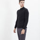 Merino Knit Turtleneck in Black