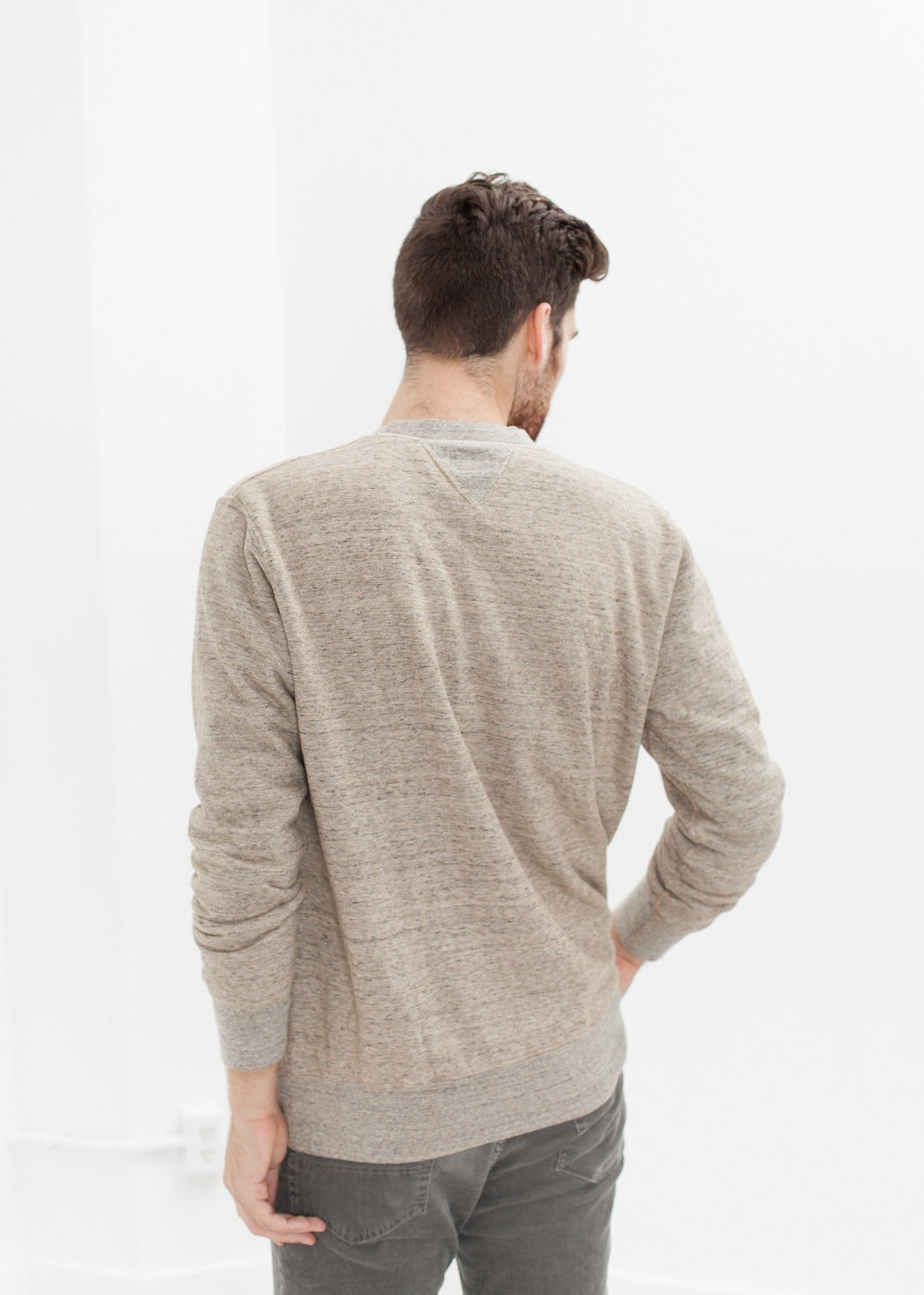 Jet Sweatshirt in Grey/Rust