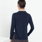 Square Cardigan in Navy