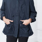 Marquee Coat in Steel
