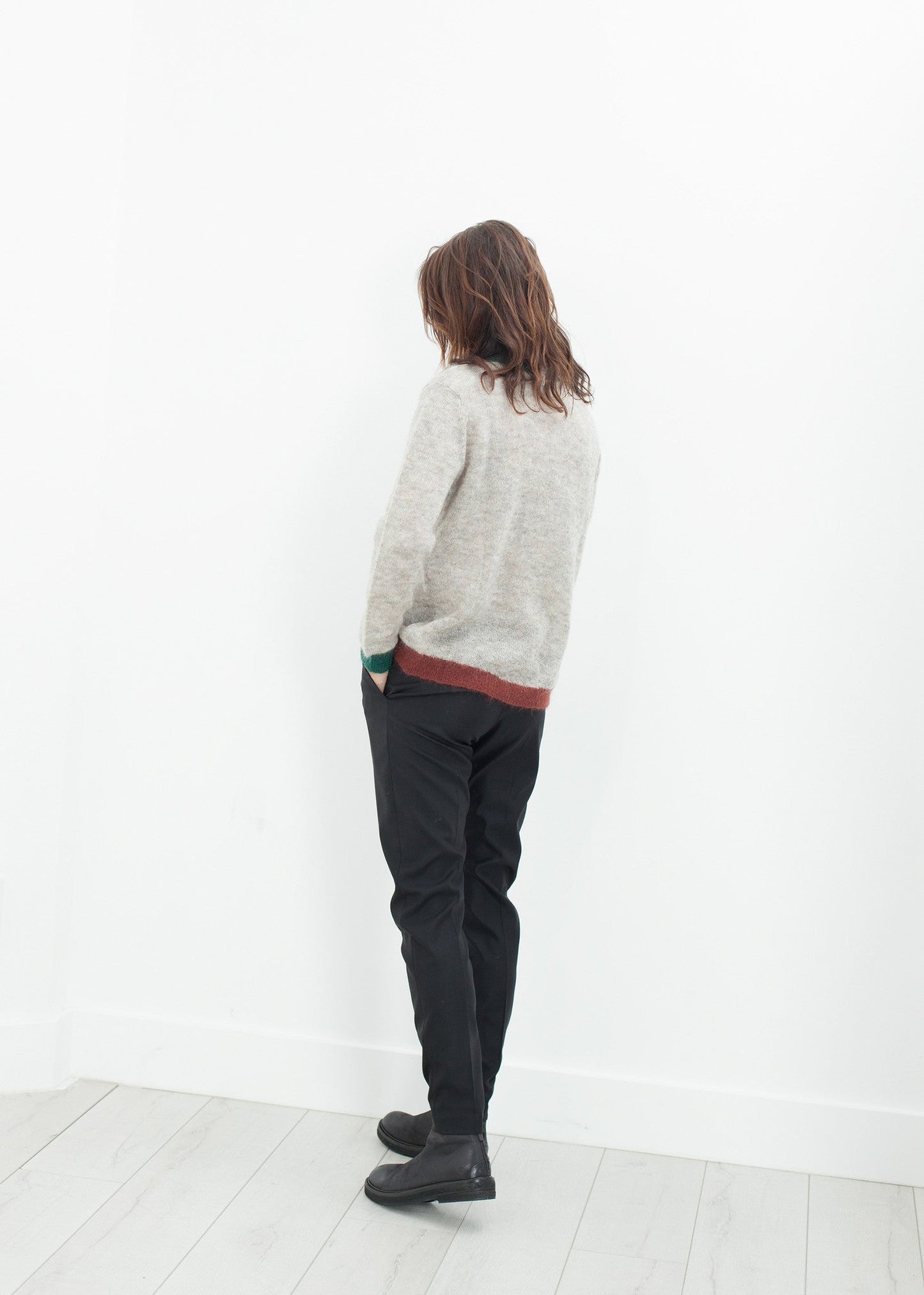 Girlfriend Trousers in Black