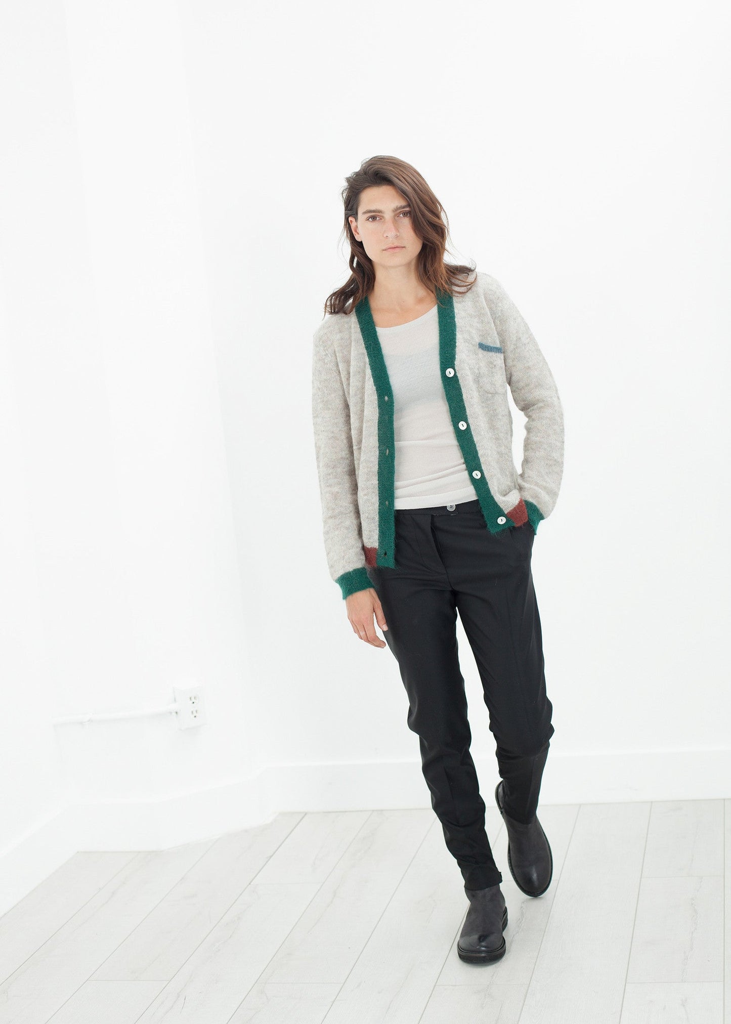 Girlfriend Trousers in Black