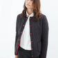 Amelia Reversible Jacket in Black/Red