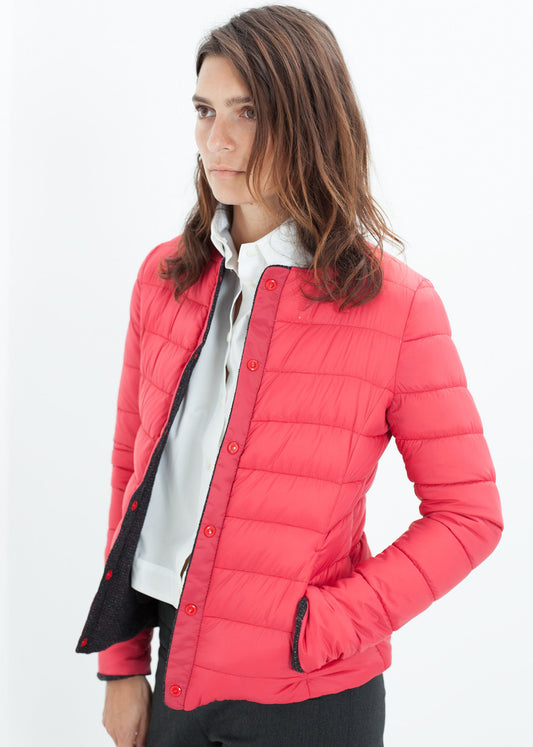 Amelia Reversible Jacket in Black/Red