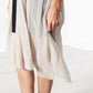 Chiffon Cape Back Dress in Sand