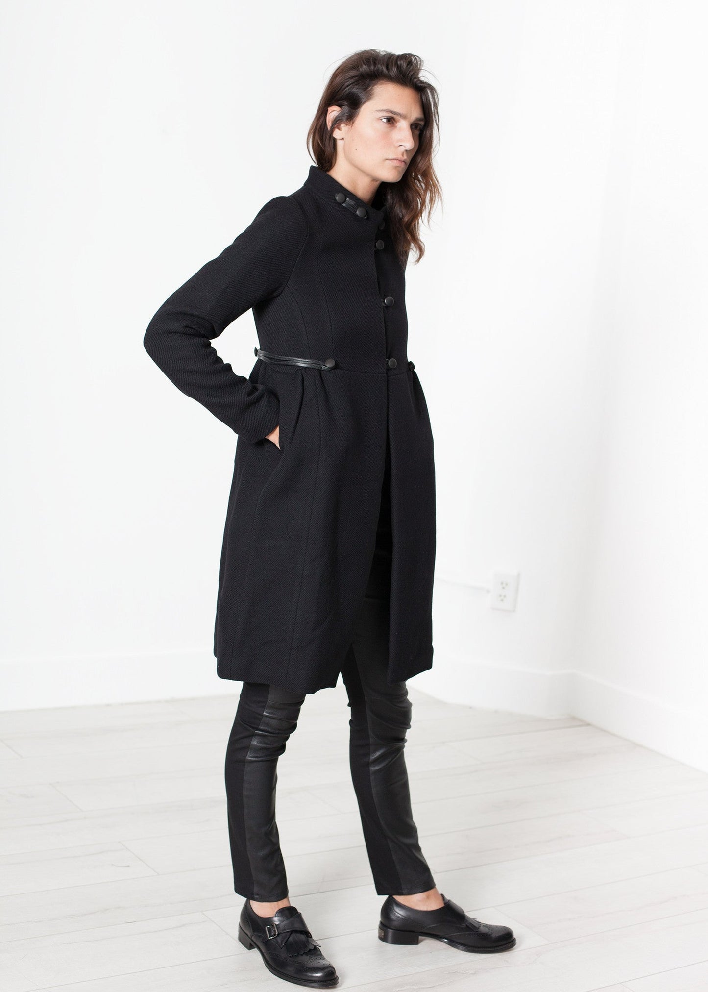 Toulon Coat in Black