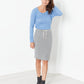 Tencel Jersey Mini in Heather Grey