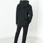 Double-breasted Hoodie in Forest Plaid