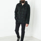 Double-breasted Hoodie in Forest Plaid