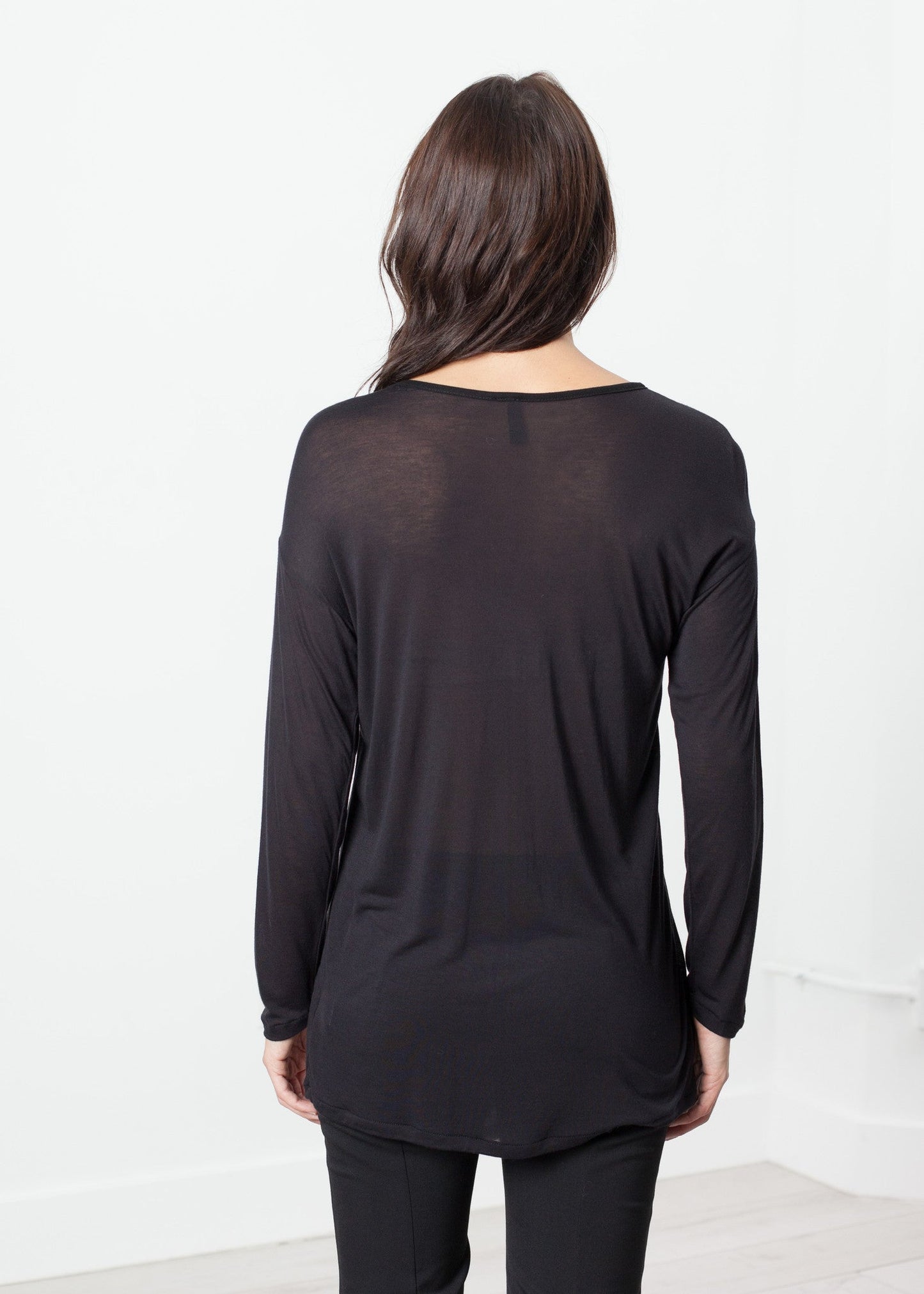 Lautier Tee in Black/Navy